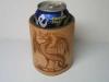 celtic and medieval leather can cooler