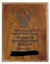 red alder plaque award