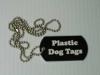 plastic dog tags