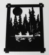 acrylic photo engraved window hanger