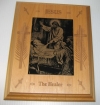 Jesus the Healer Plaque Gold filled Acrylic