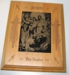 Jesus the Healer Plaque Gold Filled Acrylic