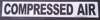 Compressed Air 2"x12" Vinyl Label/Sticker