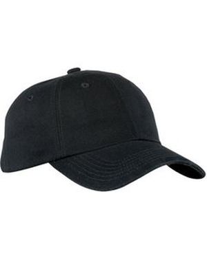 CAP - Brushed Twill, Black - Click Image to Close