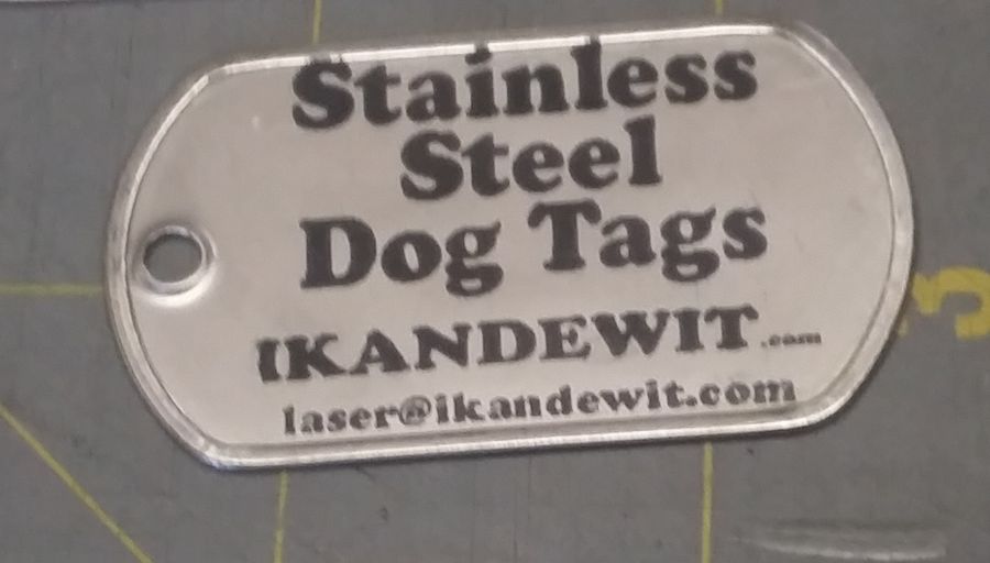 Stainless Dog Tags - Click Image to Close