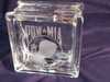 GLASS BLOCK PIGGY BANK - POW/MIA