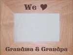 Frame - Grandma & Grandpa (heart)