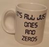 Ones & Zeros Mug, 11oz, Ceramic